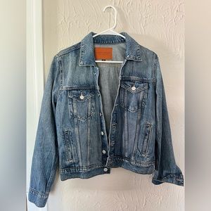 Lucky Brand Jean Jacket, boyfriend style .